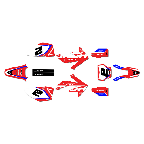 honda crf450r graphics kit 2008 flight series red