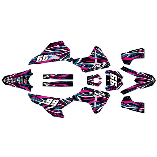 honda crf250rx graphics kit 2025-2026 prime series magenta