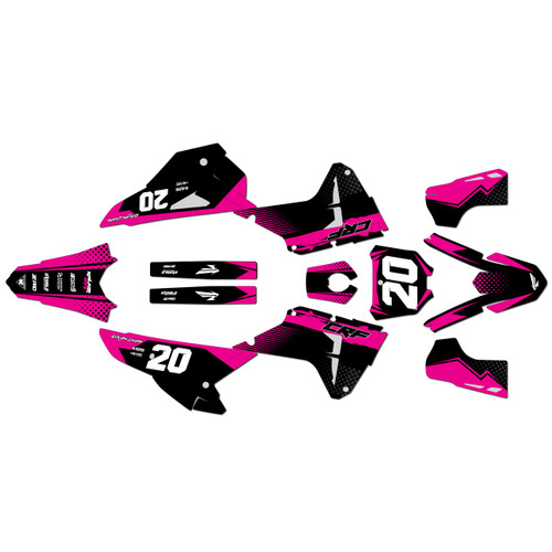 honda crf250rx graphics kit 2025-2026 spear series magenta