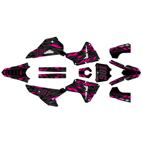honda crf250rx graphics kit 2025-2026 twitch series magenta