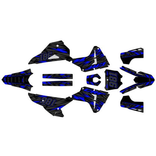 honda crf250rx graphics kit 2025-2026 twitch series blue