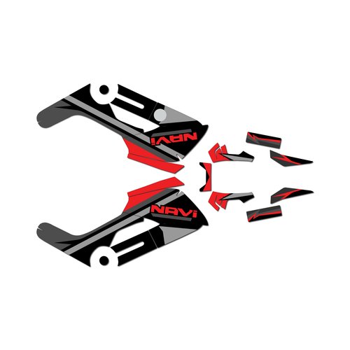 honda navi graphics kit all years imperator series red-shift