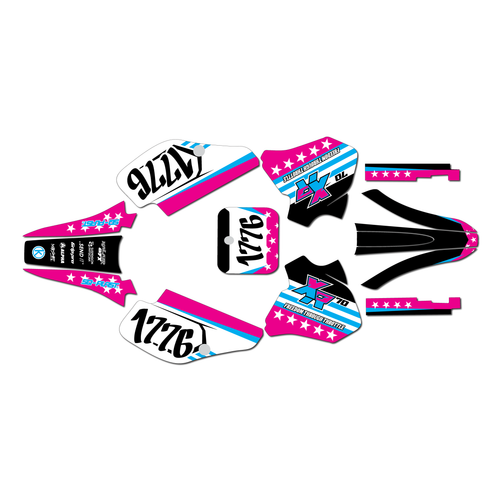 honda xr70 graphics kit 1997-2000 usa series cm