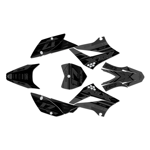 kawasaki klx110 graphics kit 2010-2026 axis series smoke