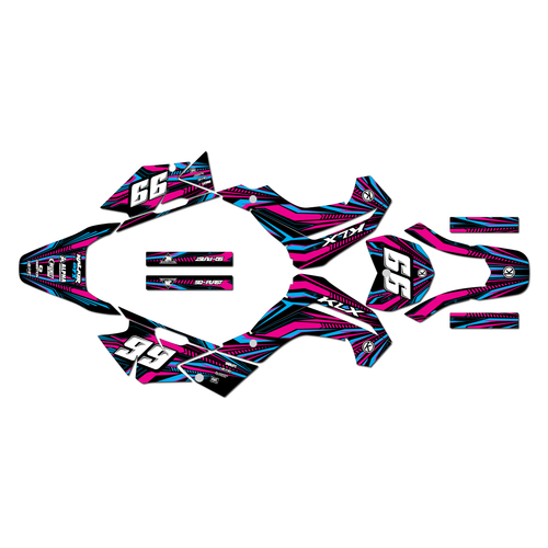 kawasaki klx140 graphics kit 2008-2018 prime series cm