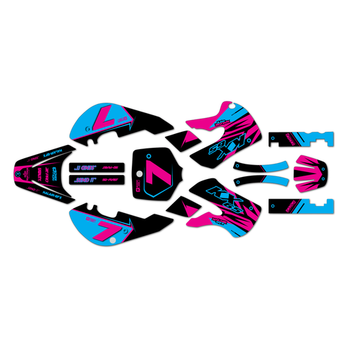 kawasaki kx65 graphics kit 1999-2026 bold series magenta