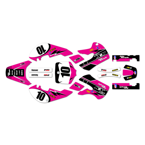kawasaki kx65 graphics kit 1999-2026 speed series magenta