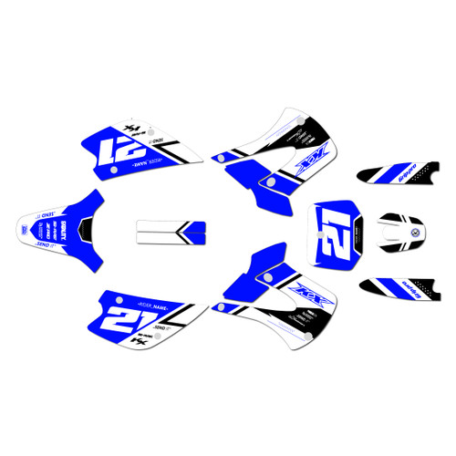 kawasaki kx85u graphics kit 2001-2013 enigma series blue