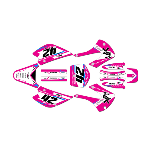 kawasaki kx85 graphics kit 2001-2013 lethal series cm