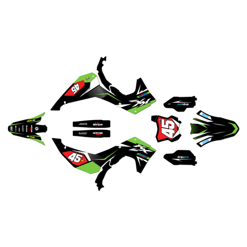 kawasaki kx250 graphics kit 2025-2026 division series red
