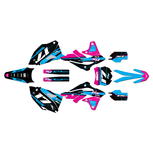 kawasaki kx250f graphics kit 2013-2016 axis series cm