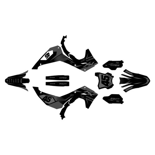 kawasaki kx450sr graphics kit 2024-2026 division series smoke