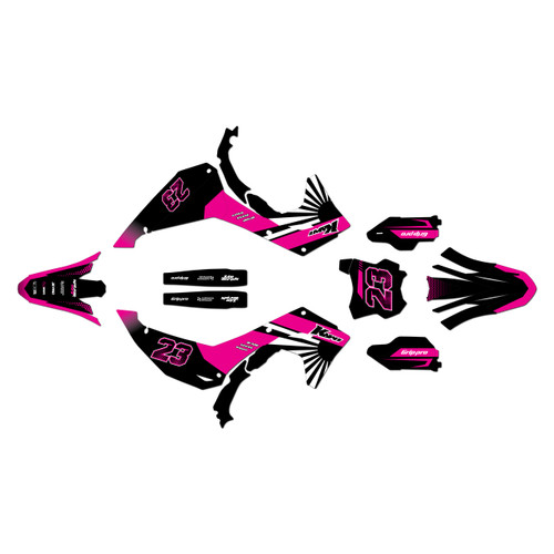 kawasaki kx450sr graphics kit 2024-2026 fh series magenta
