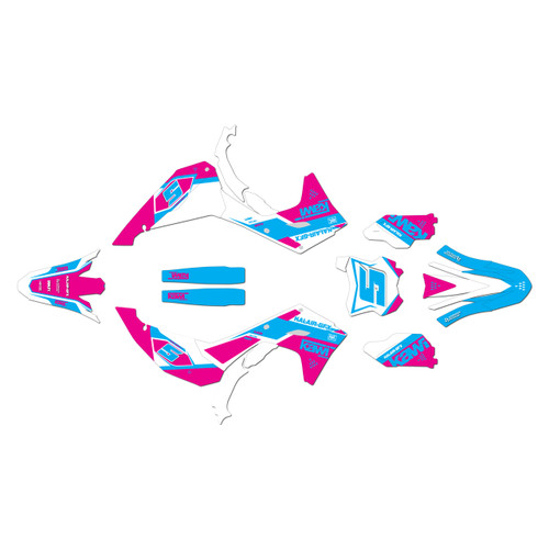 kawasaki kx450sr graphics kit 2024-2026 venom series magenta