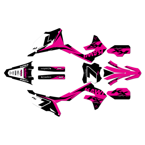 kawasaki kx450sr graphics kit 2022-2023 legend series magenta