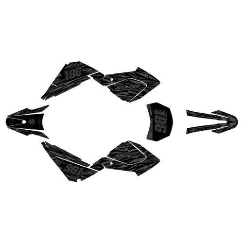 suzuki dr200-s graphics kit all years twitch series smoke