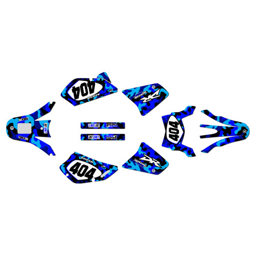 suzuki dr650 graphics kit all years invasion series blue