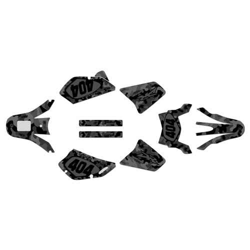 suzuki dr650 graphics kit all years invasion series smoke