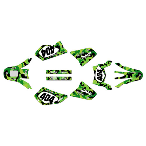 suzuki dr650 graphics kit all years invasion series green