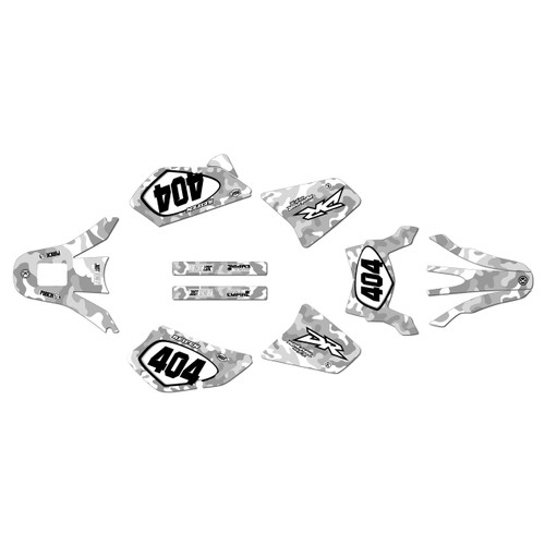 suzuki dr650 graphics kit all years invasion series white