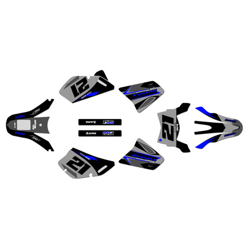suzuki dr650 graphics kit all years shaders series blue