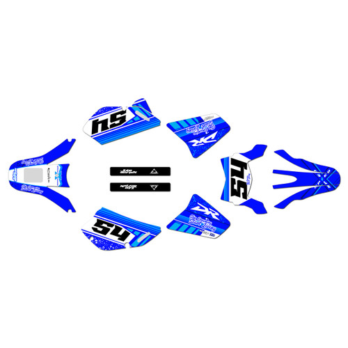 suzuki dr650 graphics kit all years split series blue