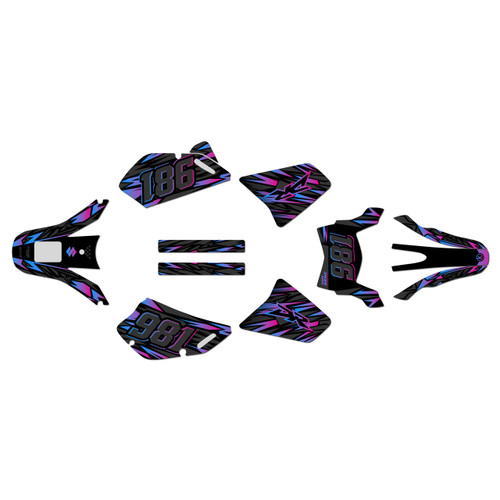 suzuki dr650 graphics kit all years twitch series magenta