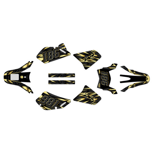 suzuki dr650 graphics kit all years twitch series gold