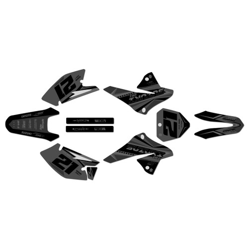 suzuki drz125 graphics kit 2008-2026 shaders series smoke