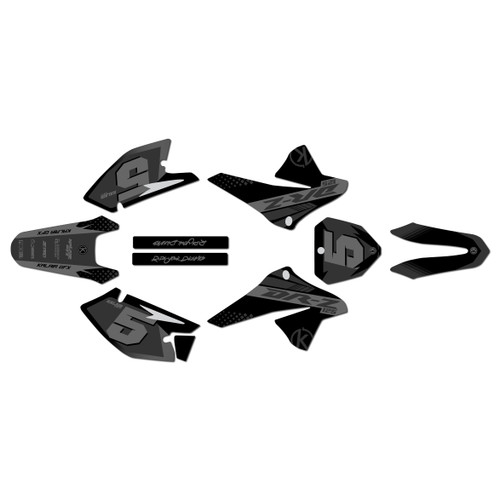 suzuki drz125 graphics kit 2008-2026 turbo series smoke