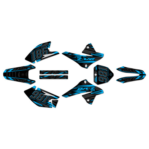 suzuki drz125 graphics kit 2008-2026 twitch series cyan