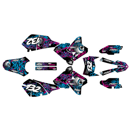 suzuki drz400 graphics kit 2000-2024 core series magenta