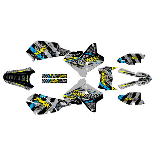 suzuki drz400 graphics kit 2000-2024 crusher series yellow