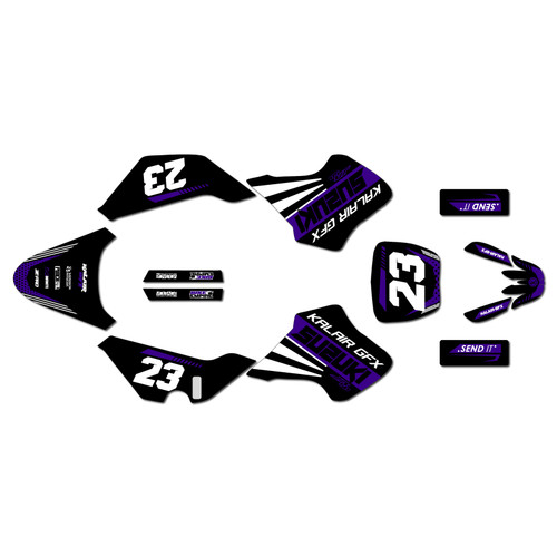suzuki jr50 graphics kit 2000-2006 fh series purple