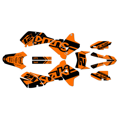 suzuki drz400 graphics kit 2000-2024 enigma series orange