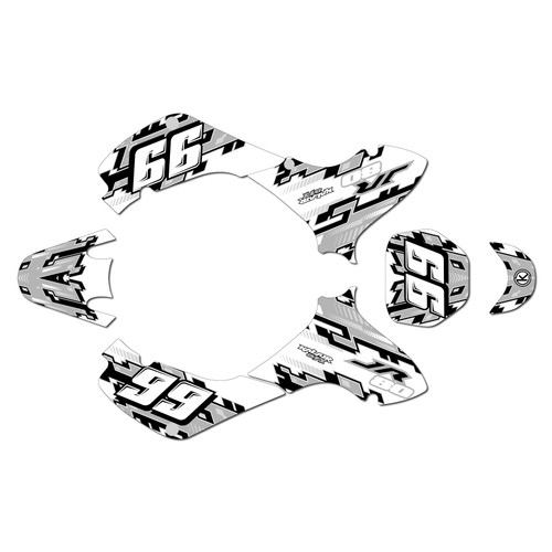 suzuki jr80 graphics kit 2001-2015 incision series white