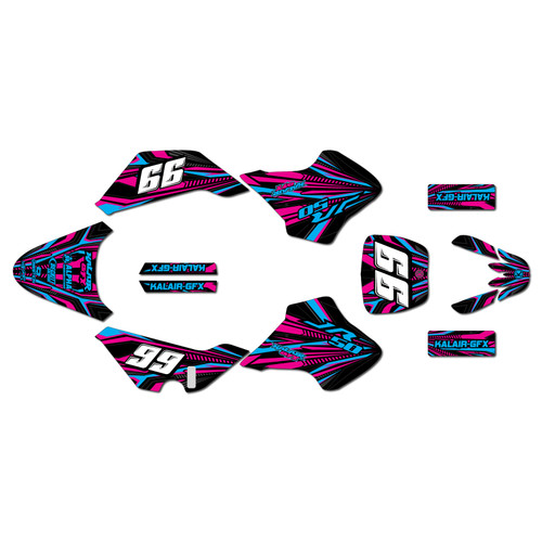 suzuki jr50 graphics kit 2000-2006 prime series magenta