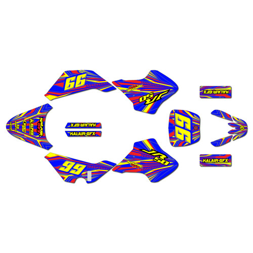 suzuki jr50 graphics kit 2000-2006 prime series krazy