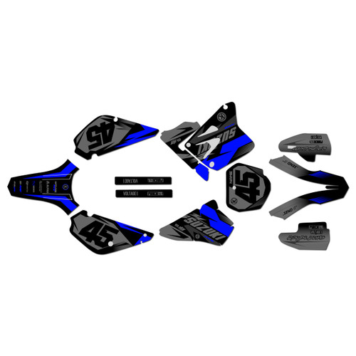 suzuki rm85u graphics kit all years division series blue-shift