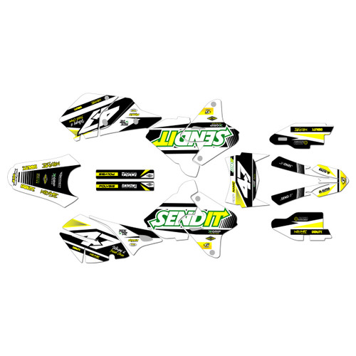 suzuki drz400 graphics kit 2000-2024 fresh series green