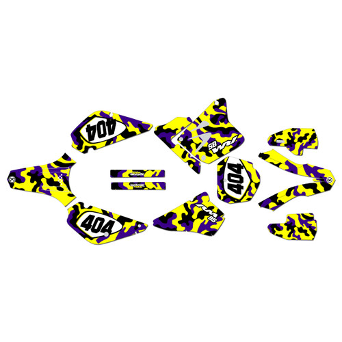 suzuki rm85u graphics kit all years invasion series purple