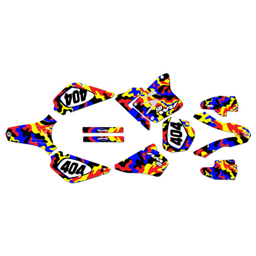 suzuki rm85u graphics kit all years invasion series krazy