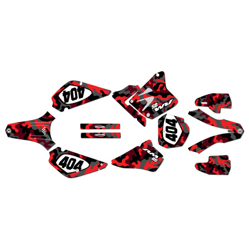 suzuki rm85u graphics kit all years invasion series red