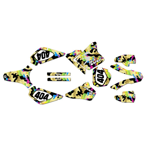 suzuki rm80u graphics kit all years invasion series gold