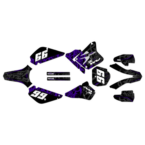 suzuki rm85u graphics kit all years revolt series purple