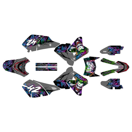 suzuki drz400 graphics kit 2000-2024 jester series magenta