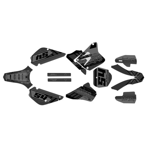 suzuki rm80u graphics kit all years split series smoke