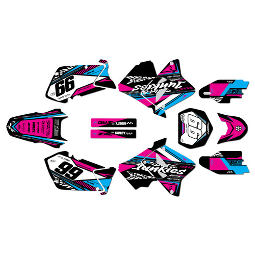 suzuki rm250 graphics kit 2001-2012 rugged series magenta