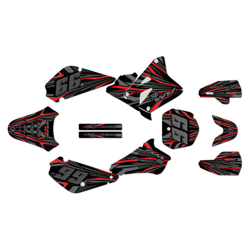 suzuki rm85 graphics kit 2001-2026 prime series red-shift
