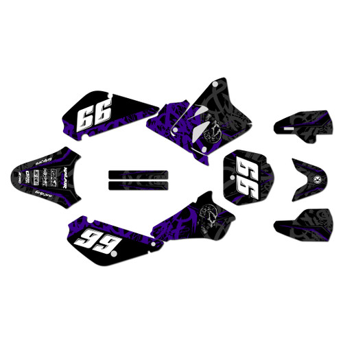 suzuki rm85 graphics kit 2001-2026 revolt series purple